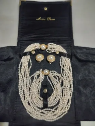 Conjunto André Picasso Perlas Cultivadas