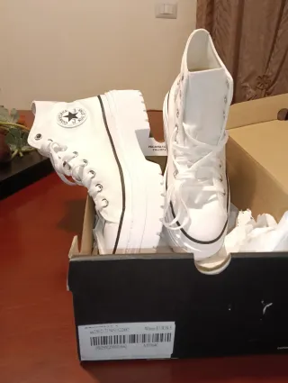 Converse All Star Donna 39.5 Bianche