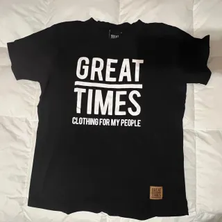 Camiseta GREAT TIMES Negra Talla M