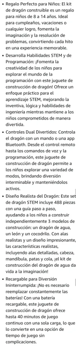 Kit Construcción Sillbird Dragón Control Remoto