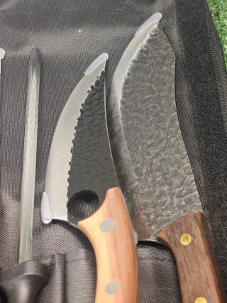 Set di coltelli da macellaio 8 pezzi con fodero