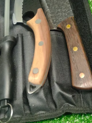 Set di coltelli da macellaio 8 pezzi con fodero