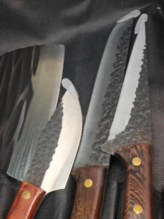 Set di coltelli da macellaio 8 pezzi con fodero