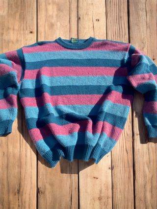 Maglione Vintage Harris Wilson lana XL righe