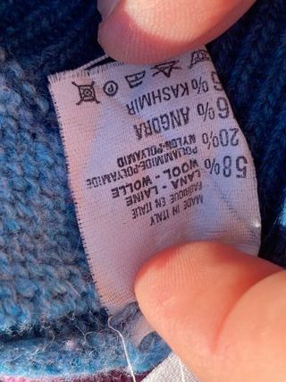 Maglione Vintage Harris Wilson lana XL righe