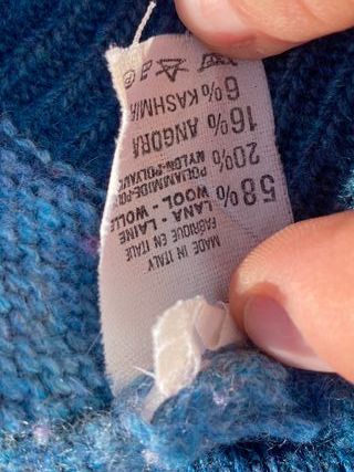 Maglione Vintage Harris Wilson lana XL righe