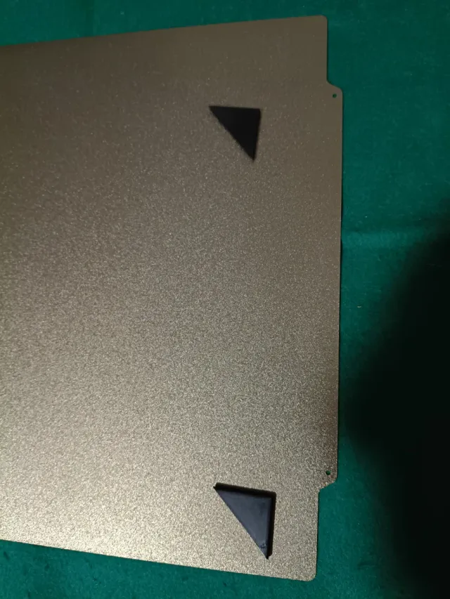 Plataforma Construcción Impresora 3D Dorada