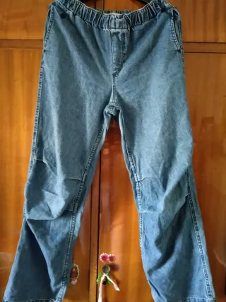 Vaqueros anchos de mujer