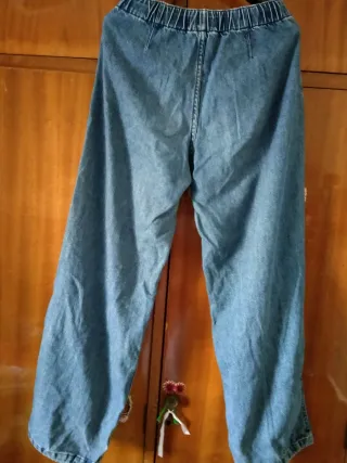 Vaqueros anchos de mujer