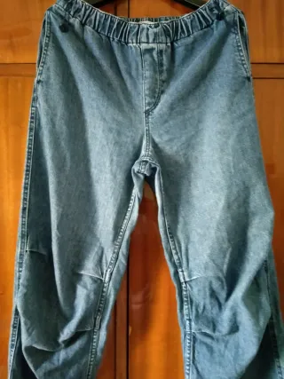 Vaqueros anchos de mujer