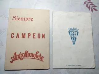 LOTE CALENDARIOS DE FUTBOL ANTIGUOS ORIGINALES