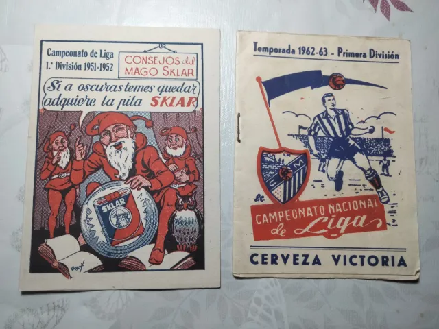 LOTE CALENDÁRIOS DE FUTEBOL ANTIGOS ORIGINAIS