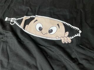 Camiseta premamá con dibujo de bebé