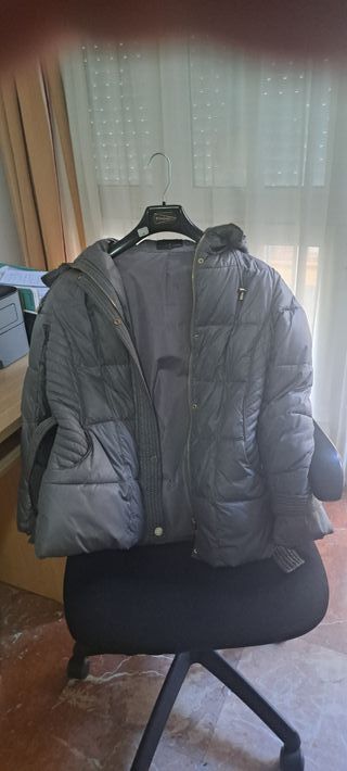Roberto Verino parka gris perla
