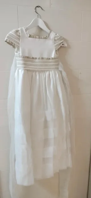 Vestido Primera Comunión Niña Blanco