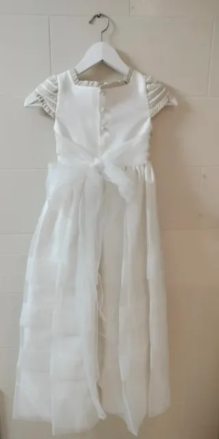 Vestido Primera Comunión Niña Blanco