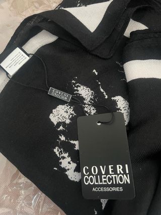 Sciarpa scialle  Enrico Coveri motivo floreale