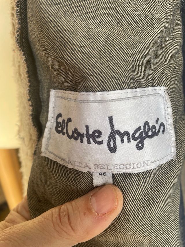 Abrigo vaquero mujer con pelo