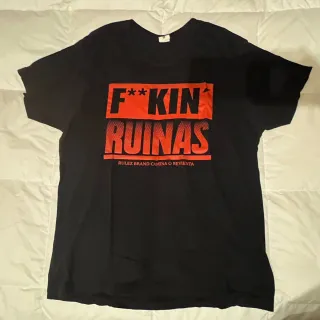 Camiseta Negra F**KIN RUINAS