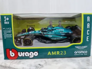 Miniatura AMR23 Aston Martin Fernando Alonso 1/43
