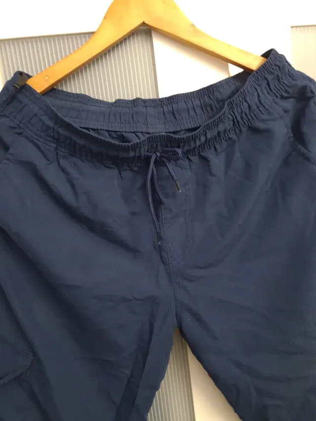 Calça 3/4 de moletom masculina