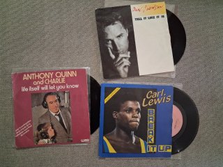 Lote 7 discos actores y deportistas 45 rpm 7"