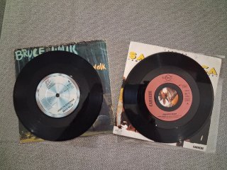 Lote 7 discos actores y deportistas 45 rpm 7"