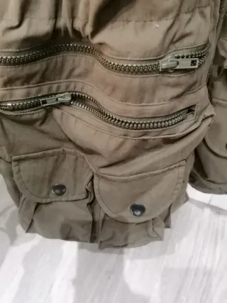 Chaquetón ideal caza, lleva bolsillo para municion