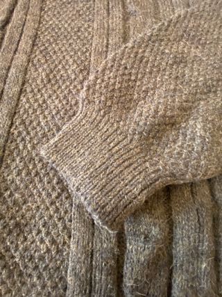 Maglione marrone XL Vintage Treccia Anni '80/'90