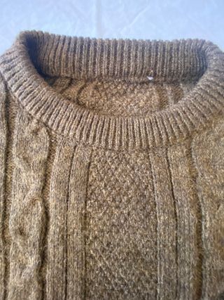 Maglione marrone XL Vintage Treccia Anni '80/'90