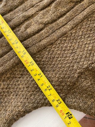 Maglione marrone XL Vintage Treccia Anni '80/'90