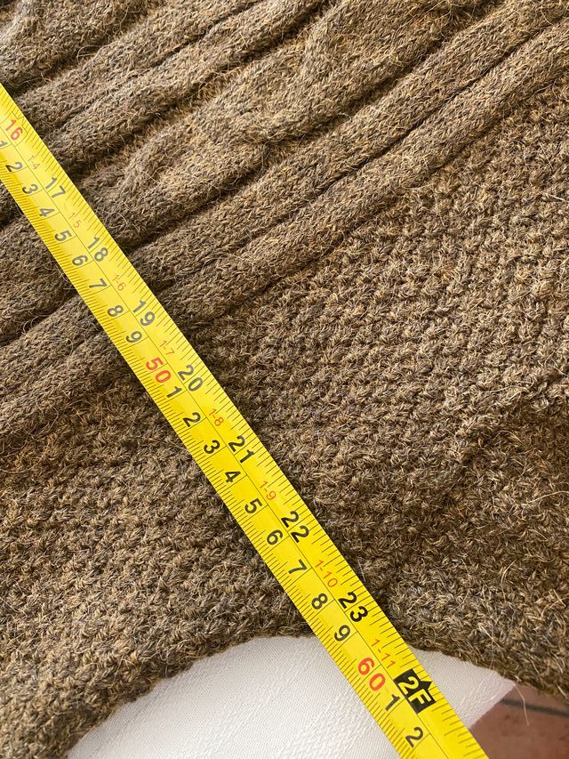 Maglione marrone XL Vintage Treccia Anni '80/'90