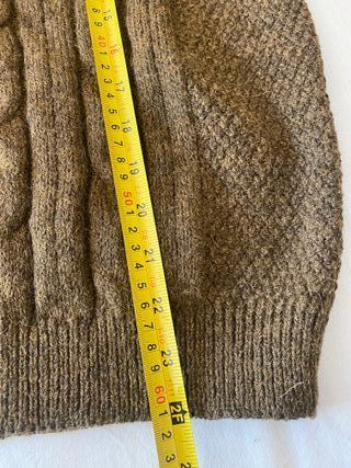 Maglione marrone XL Vintage Treccia Anni '80/'90