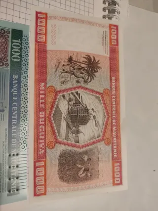 Billetes Mauritania 1000 Ouguiya sin circular