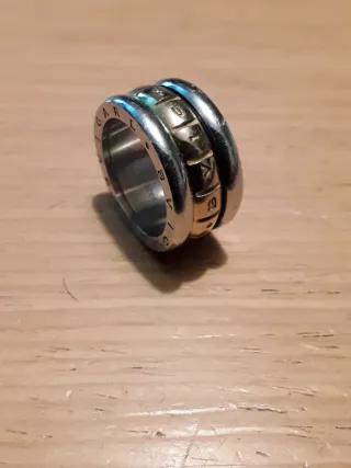 Anillo Bulgari Oro y Plata