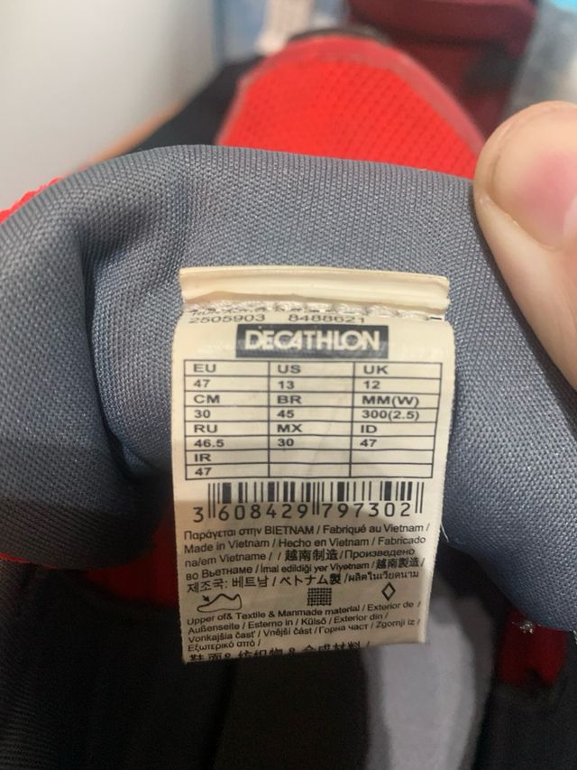 Zapatillas Kalanj Rojas Talla 46/47