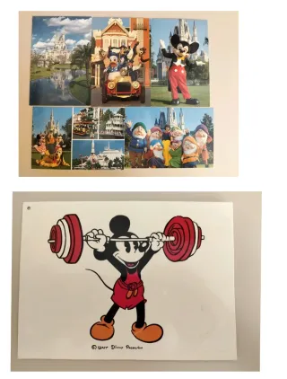 Postales Walt Disney World y Mickey