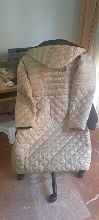 Parka reversible Simorra beige y verde