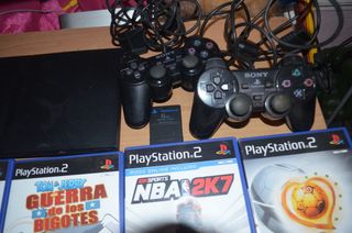 Consola PS2 + 5 Juegos
