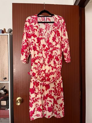 Vestido Mango Estampado Floral Talla 1XL
