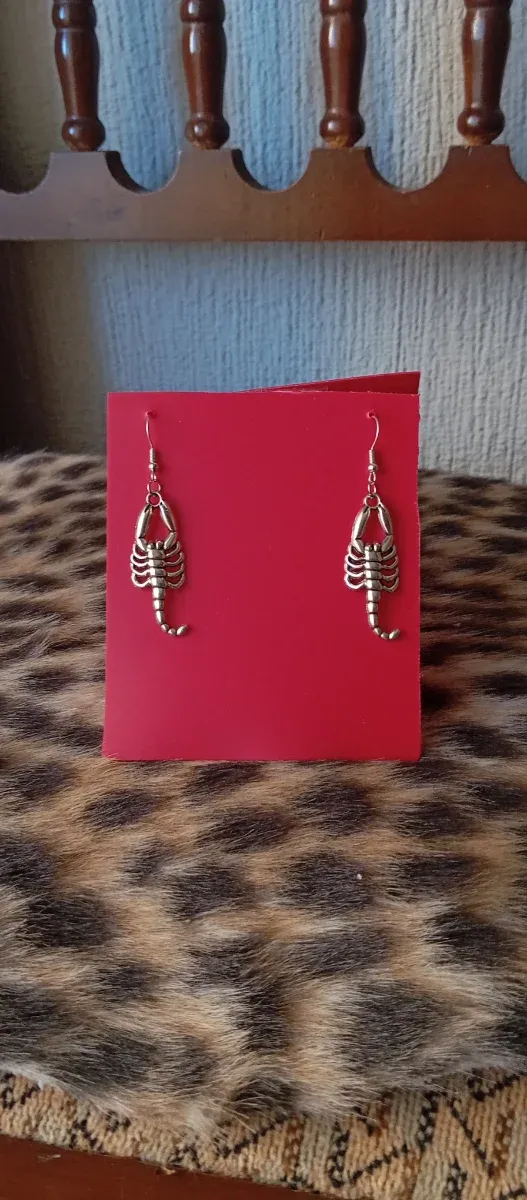 Pendientes Escorpión Plata