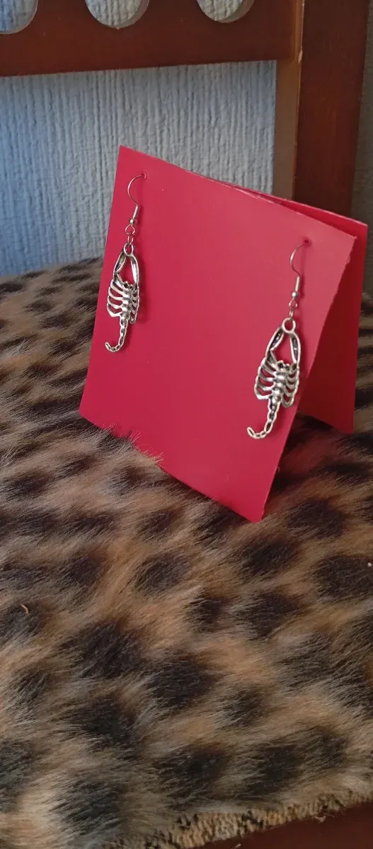 Pendientes Escorpión Plata