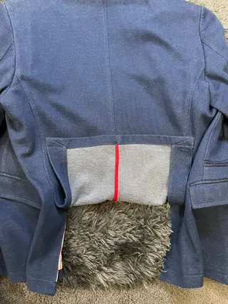 Chaqueta Zara Azul Elegante