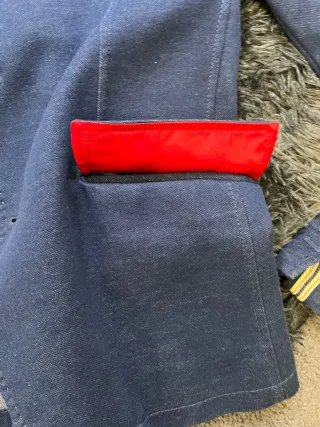 Chaqueta Zara Azul Elegante