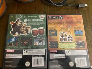 Donkey Konga & Jungle Beat GameCube + Bongos