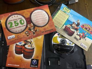 Donkey Konga & Jungle Beat GameCube + Bongos