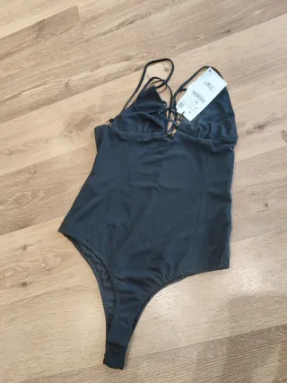 Bañador Zara Negro Talla S Nuevo con etiqueta