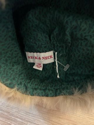 Gorro de pelo color beige