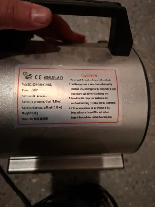 Compresor Aerografo Salon Air