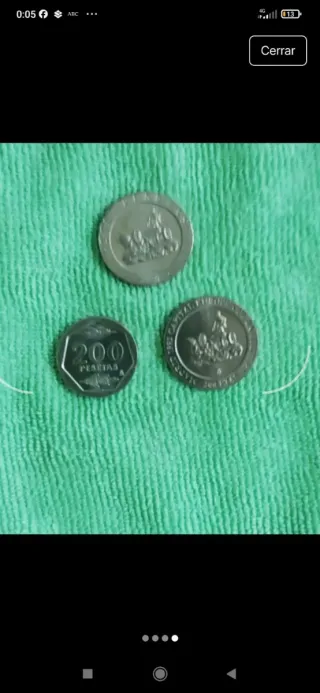 3 Monedas 200 pts JCI (1986-1990-1991) S/C